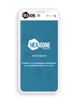 Site vitrine finance
