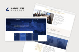 Refonte site web Largillière Finance